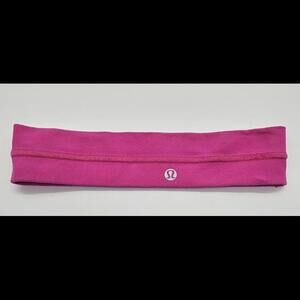 Lululemon Hair Band Pink O/S